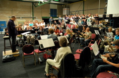 Orkest o.l.v. Ton v.d. Kieft (1/06/08, foto: Nico Komen)