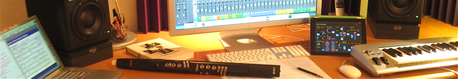 Photo of studio desk Photo of studio desk