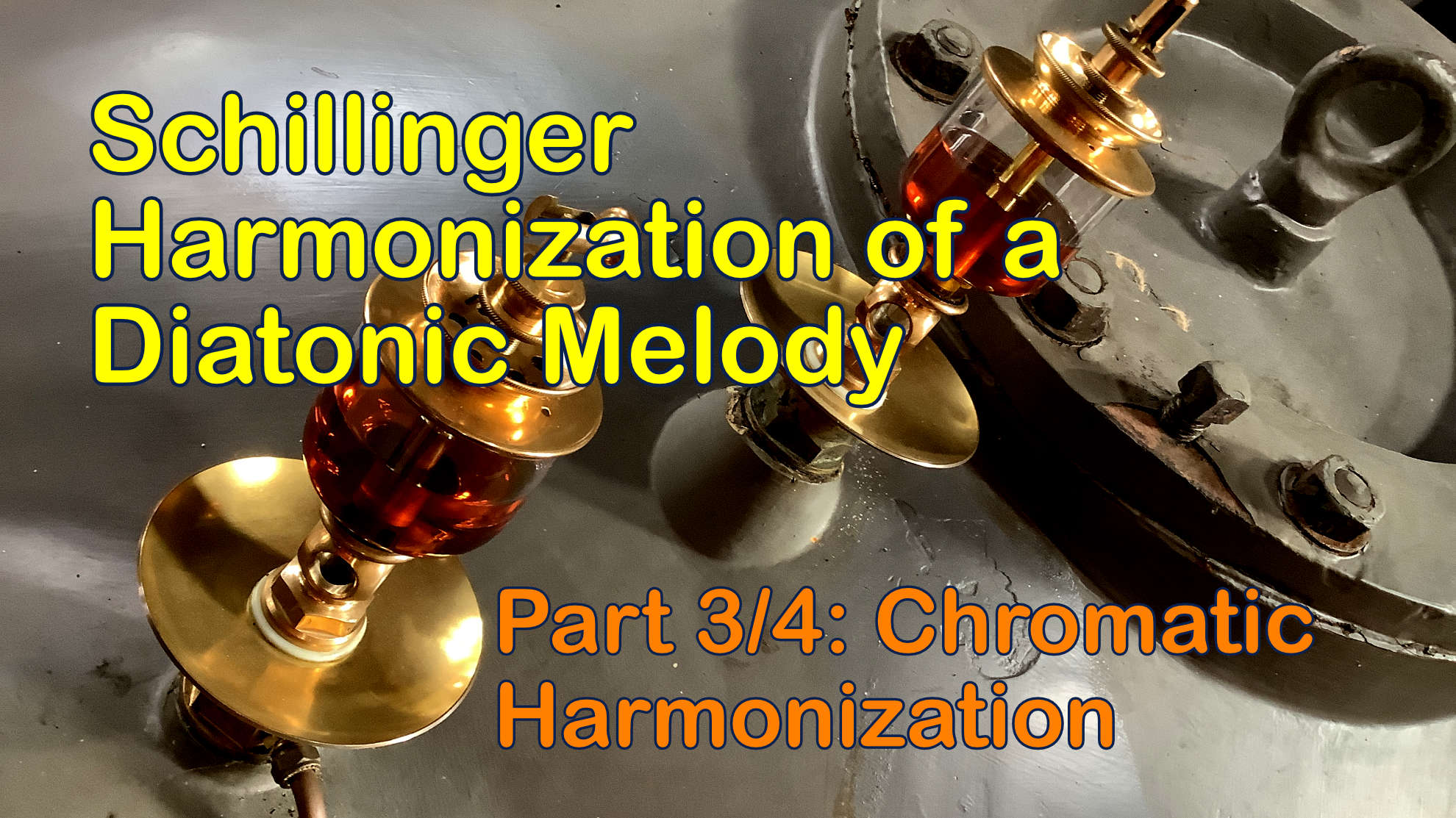 YouTube thumbnail for the Schillinger Harmonization of a Diatonic Melody Part 3 video tutorial