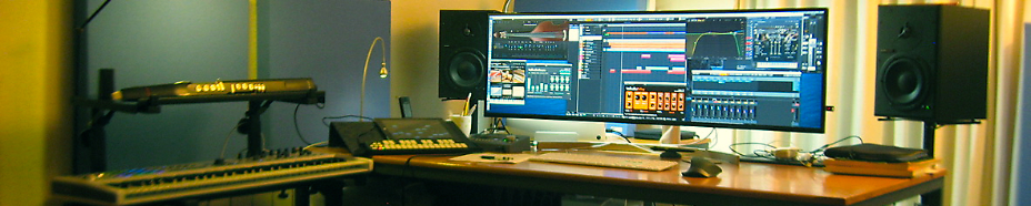 Photo of studio desk