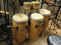 Congas en bongos