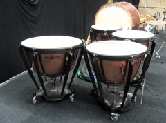Timpani and bass drum